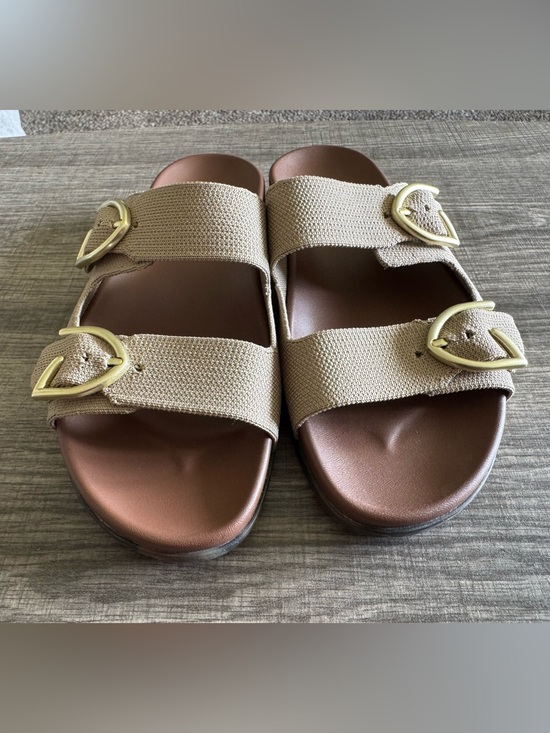 Rothy's Shoes - Rothy's The Buckle Slide- Dune